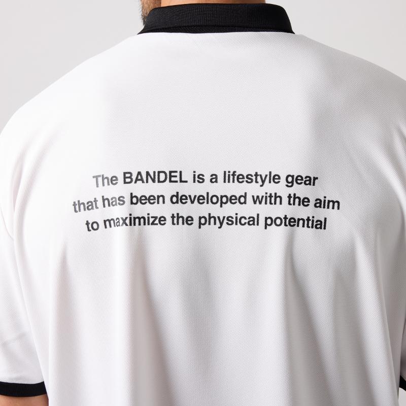 BANDEL BICOLOR PATERN S/S LOOSE POLO SHIRTS