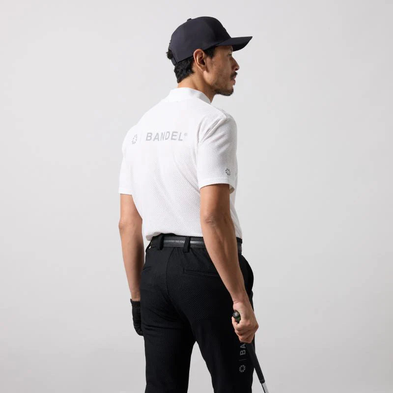 BANDEL GOLF DRYWAFFLE STRETCH S/S MOCK NECK SHIRTS