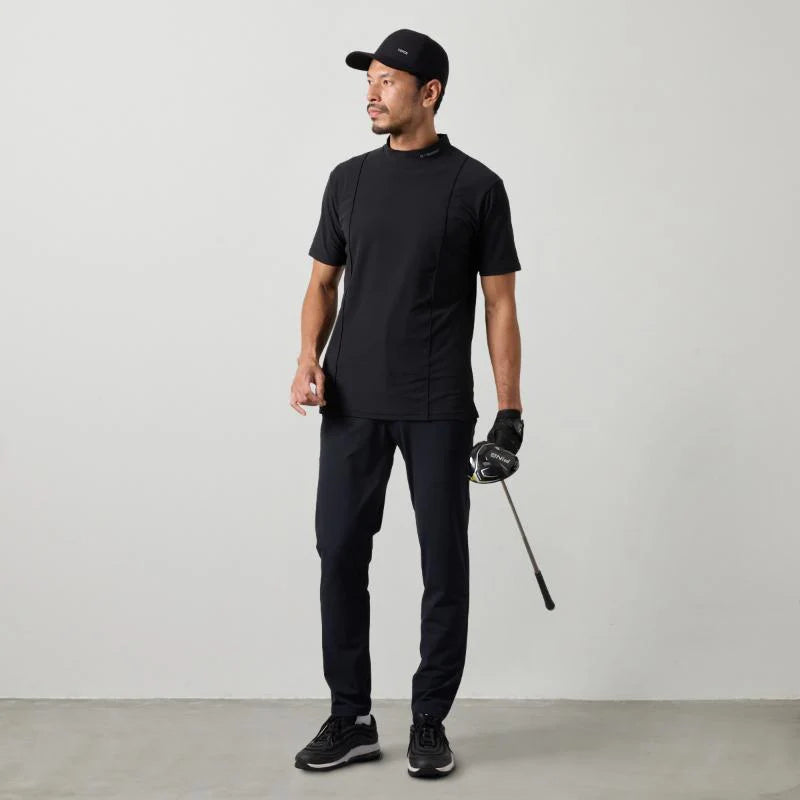 BANDEL SWITCH LOGO S/S MOCK NECK SHIRTS