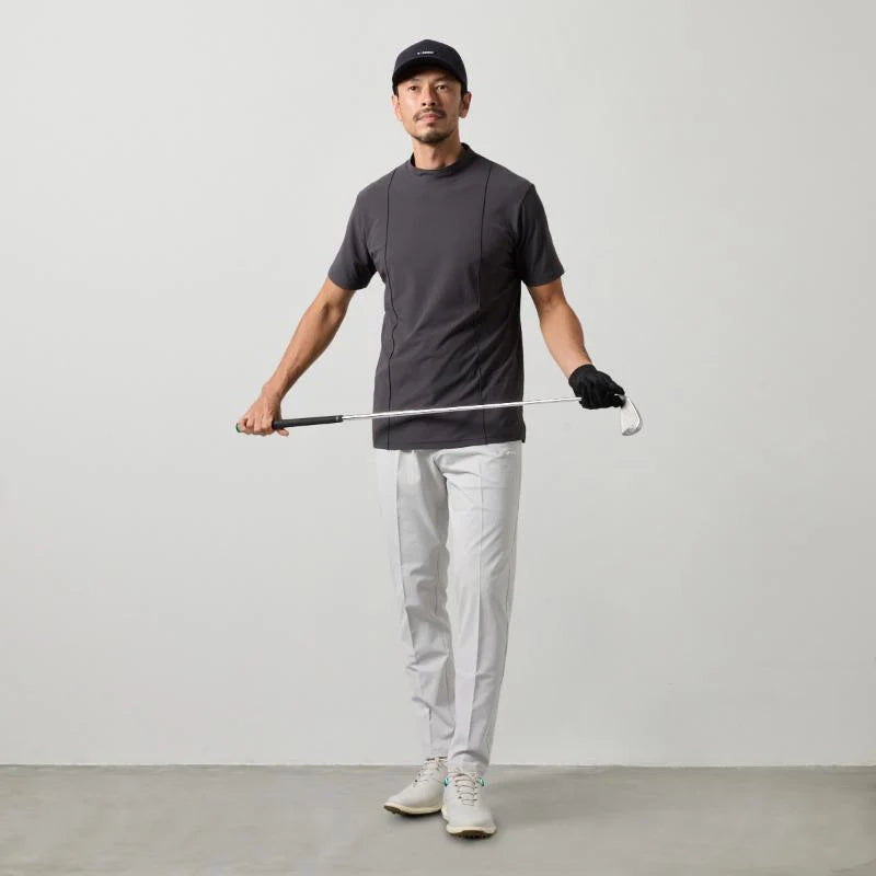 BANDEL SWITCH LOGO S/S MOCK NECK SHIRTS