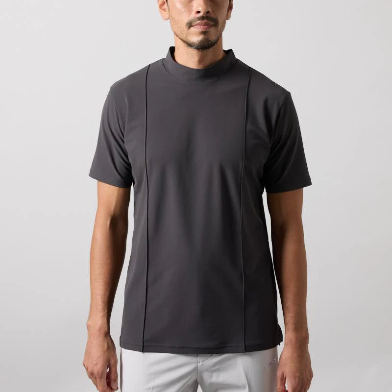 BANDEL SWITCH LOGO S/S MOCK NECK SHIRTS