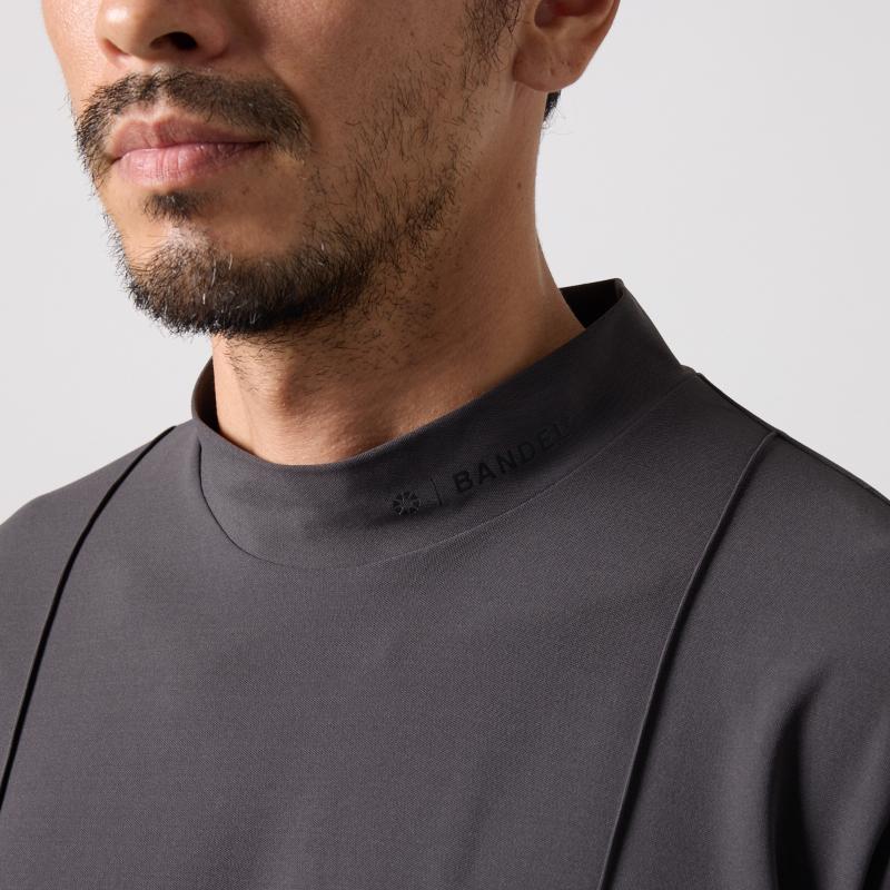 BANDEL SWITCH LOGO S/S MOCK NECK SHIRTS