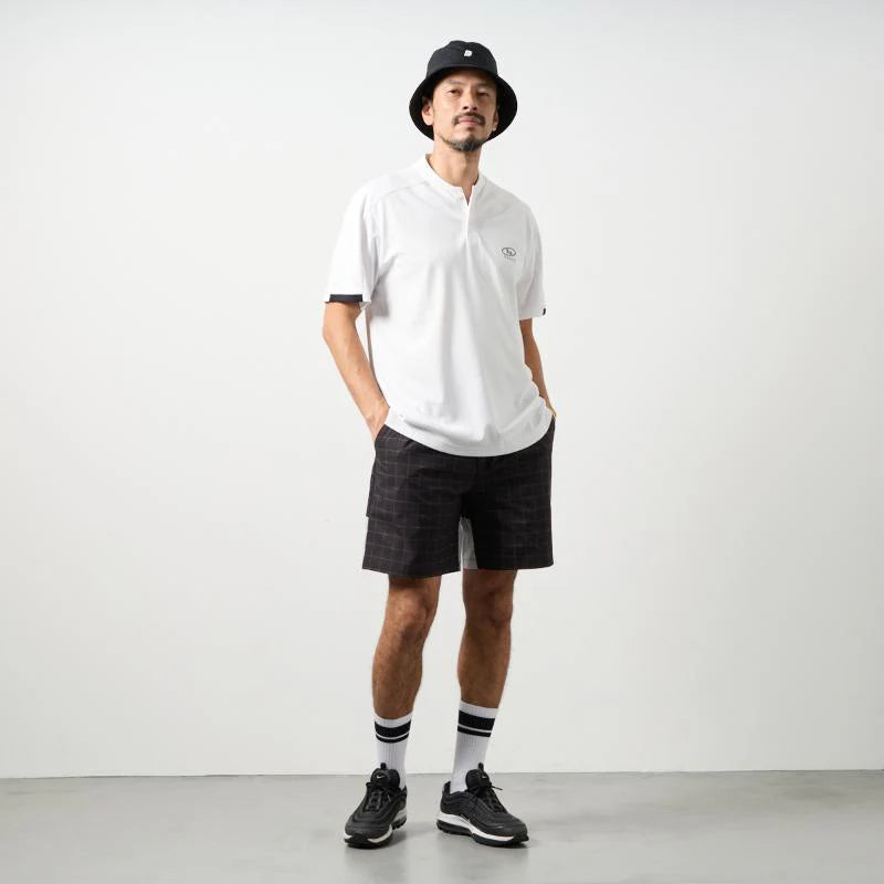 BANDEL GOLF バンデルゴルフ チェックスウィッチハーフパンツ BLACK　