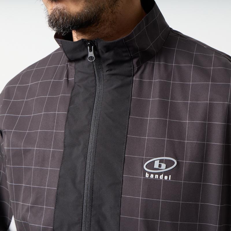 BANDEL GOLF チェックスウィッチジップブルゾン BLACK