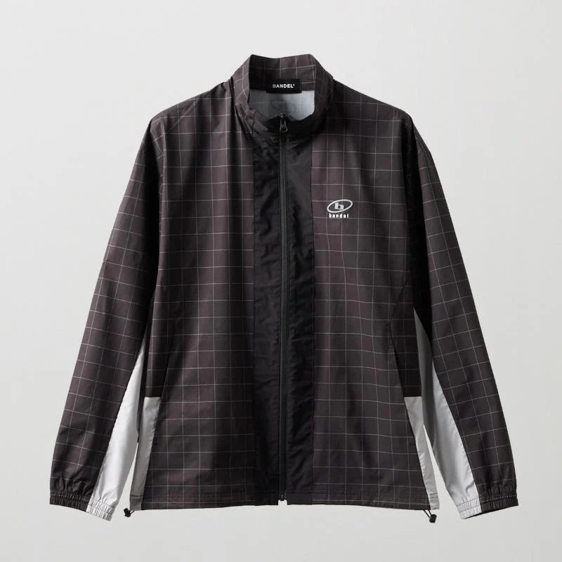 BANDEL GOLF チェックスウィッチジップブルゾン BLACK