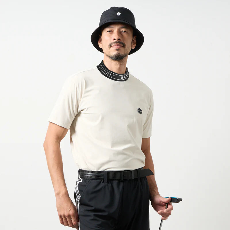 BANDEL GOLF ジャガードモックネック OFF-WHITE