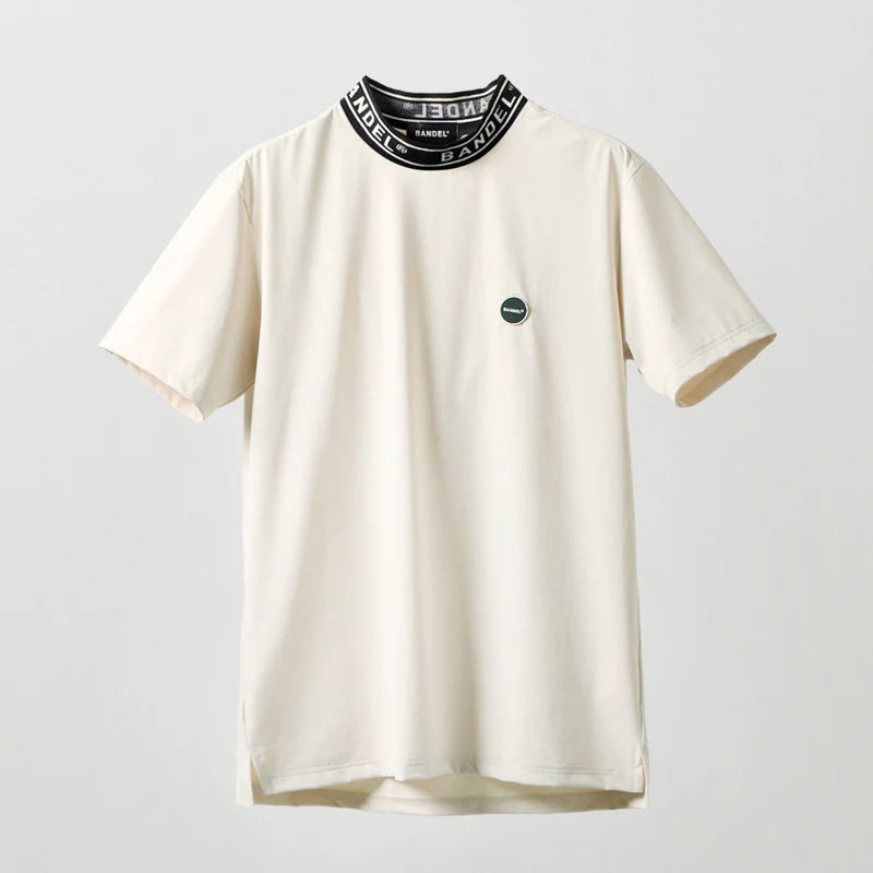BANDEL GOLF ジャガードモックネック OFF-WHITE