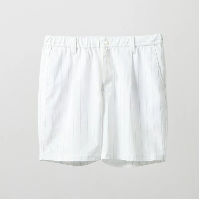 BANDEL GOLF ストライプタックハーフパンツ WHITE