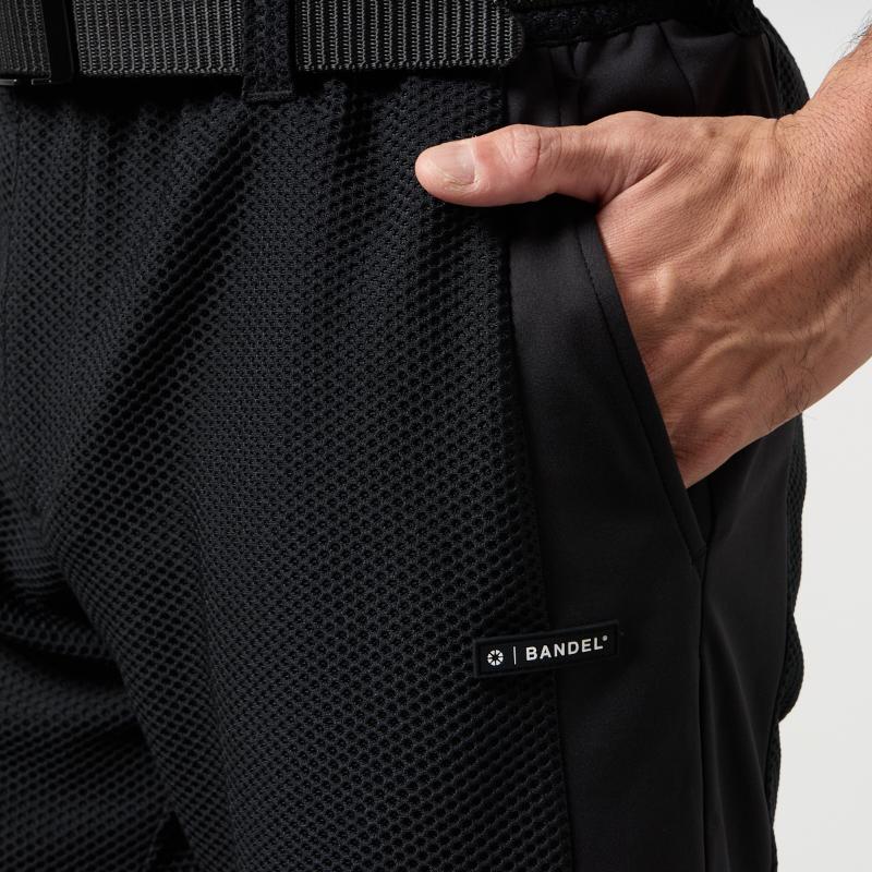 BANDEL GOLF ドライワッフルスウィッチハーフパンツ BLACK