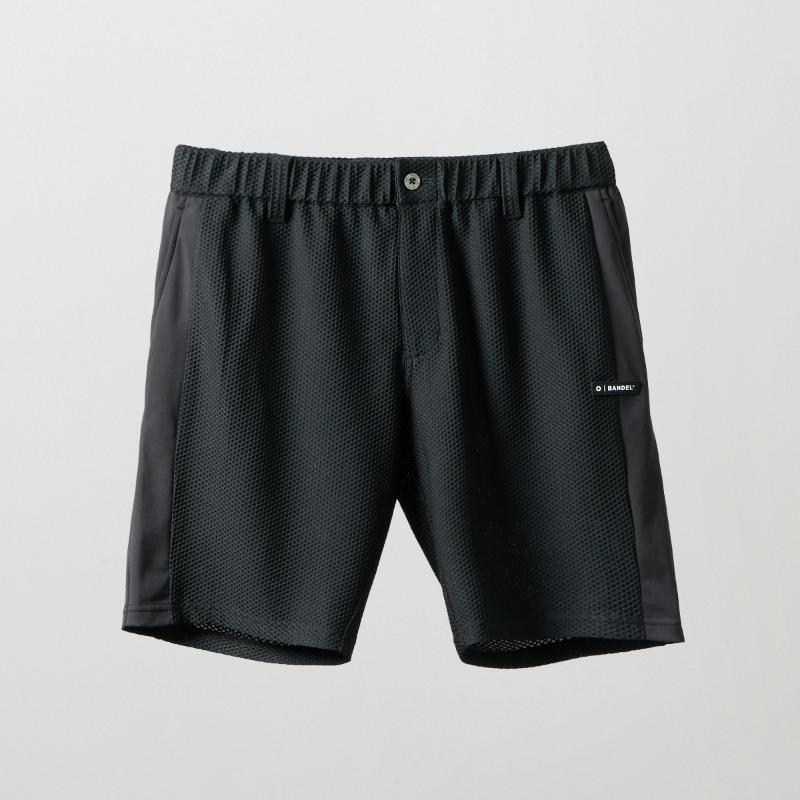 BANDEL GOLF ドライワッフルスウィッチハーフパンツ BLACK