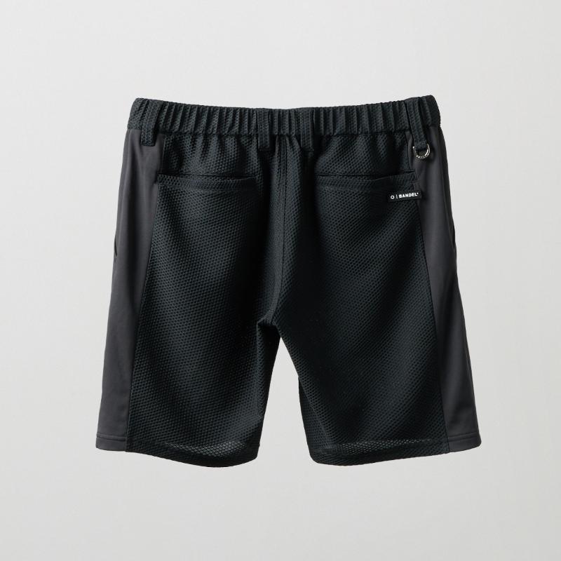 BANDEL GOLF ドライワッフルスウィッチハーフパンツ BLACK