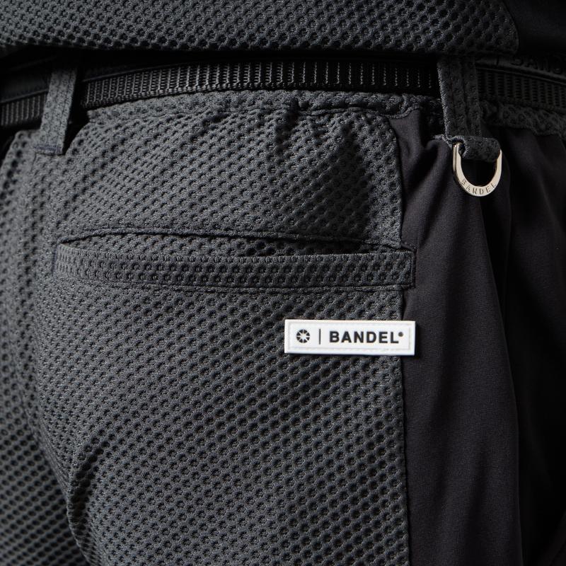BANDEL GOLF ドライワッフルスウィッチハーフパンツ CHARCOAL GRAY