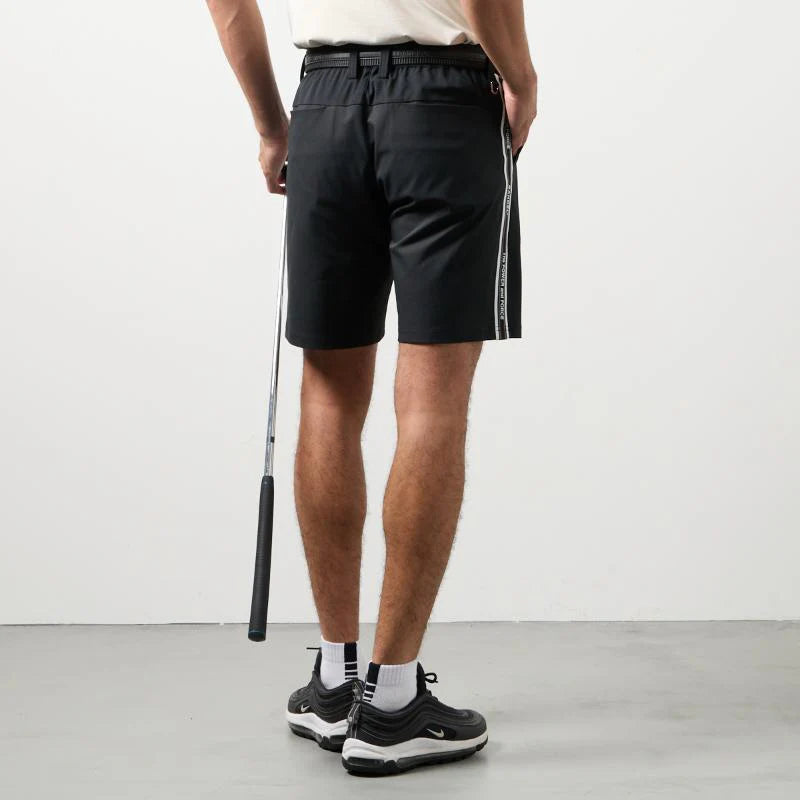 BANDEL GOLF コンセプトノーツテーピングハーフパンツ BLACK