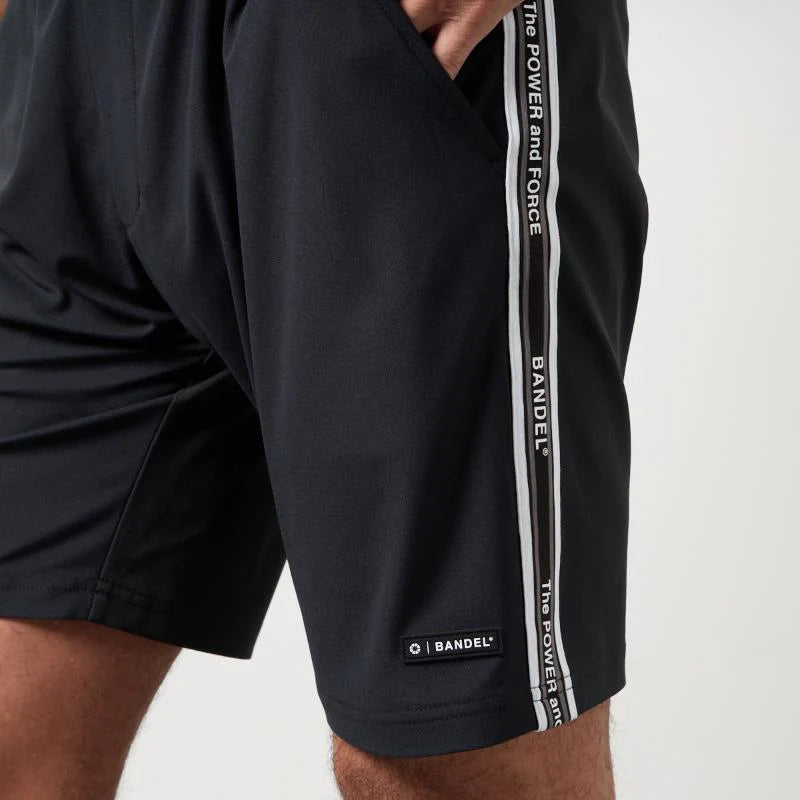 BANDEL GOLF コンセプトノーツテーピングハーフパンツ BLACK