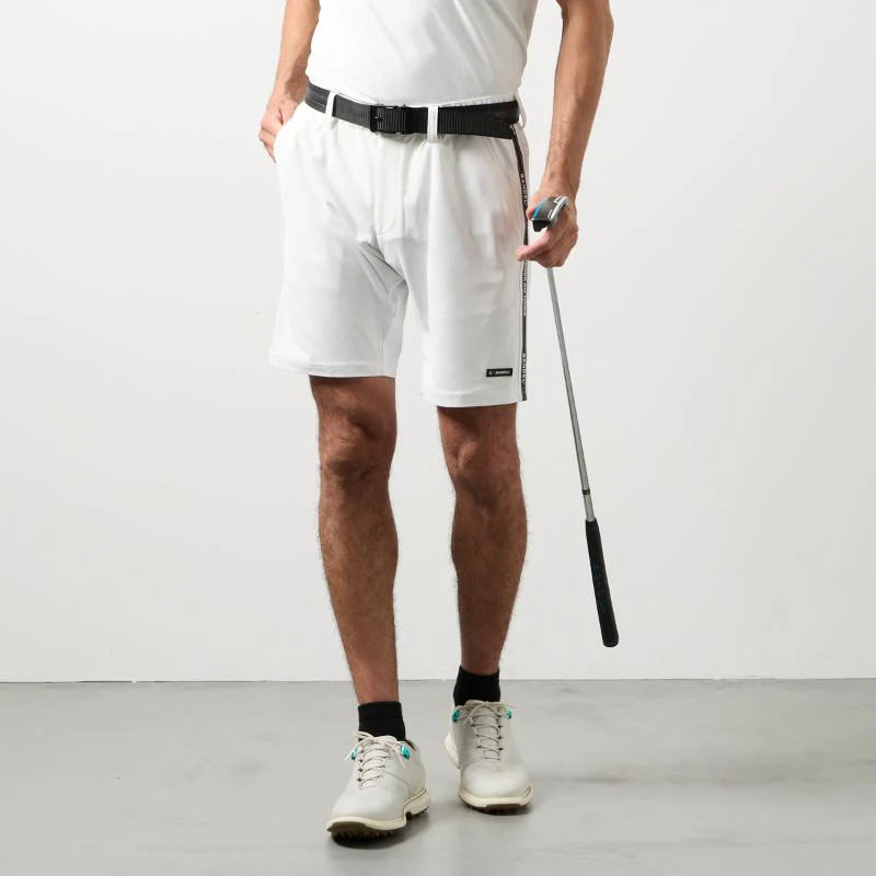 BANDEL GOLF コンセプトノーツテーピングハーフパンツ WHITE