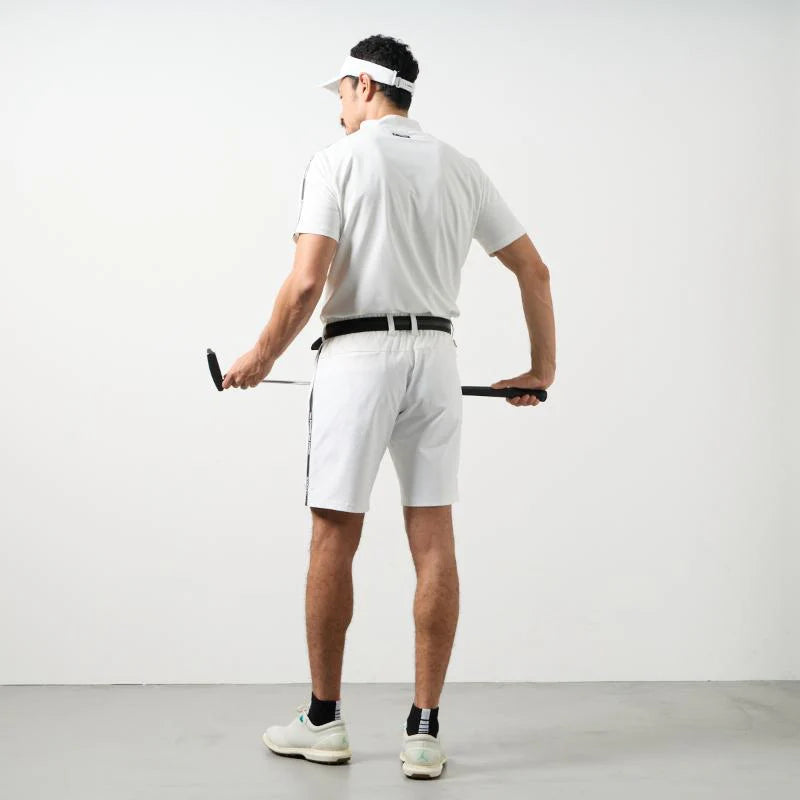 BANDEL GOLF コンセプトノーツテーピングハーフパンツ WHITE