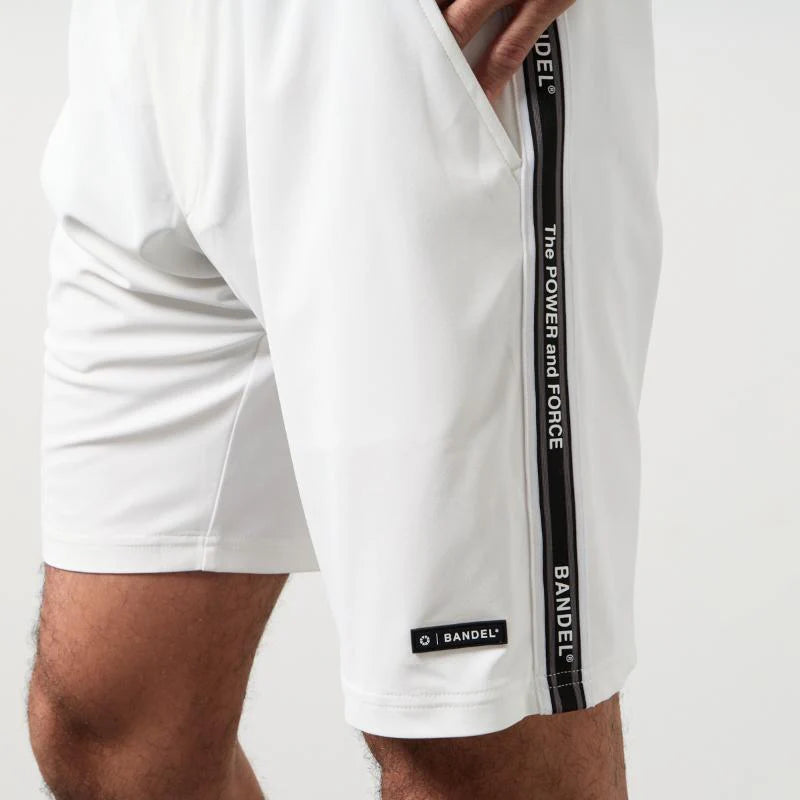 BANDEL GOLF コンセプトノーツテーピングハーフパンツ WHITE