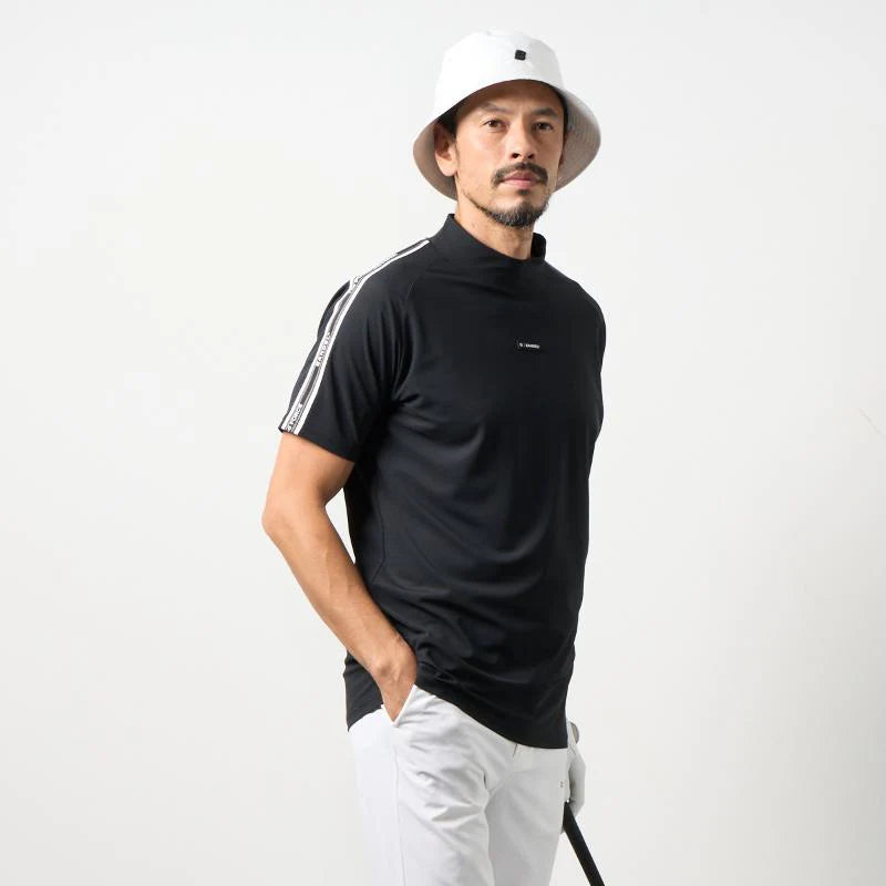 BANDEL GOLF コンセプトノーツテーピングモックネック　BLACK