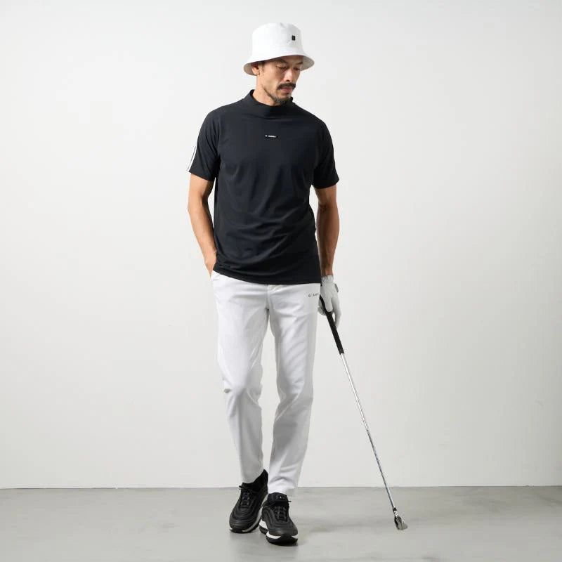 BANDEL GOLF コンセプトノーツテーピングモックネック　BLACK