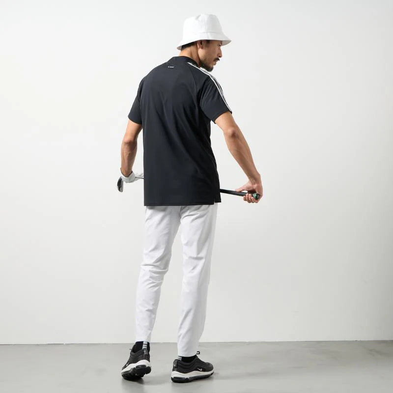 BANDEL GOLF コンセプトノーツテーピングモックネック　BLACK