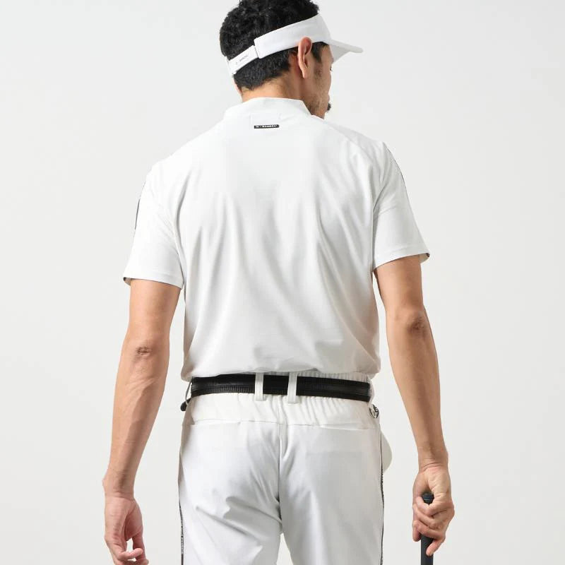BANDEL GOLF コンセプトノーツテーピングモックネック WHITE