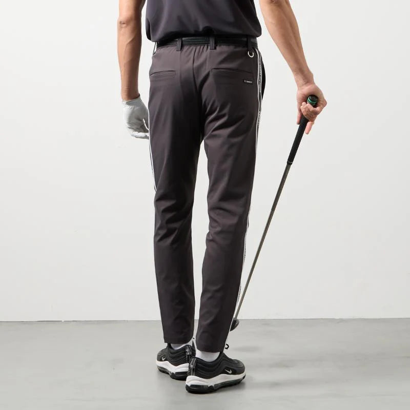 BANDEL GOLF コンセプトノーツテーピングテーパードパンツ CHARCOAL GRAY