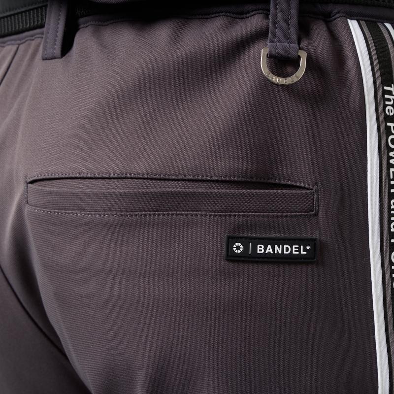 BANDEL GOLF コンセプトノーツテーピングテーパードパンツ CHARCOAL GRAY