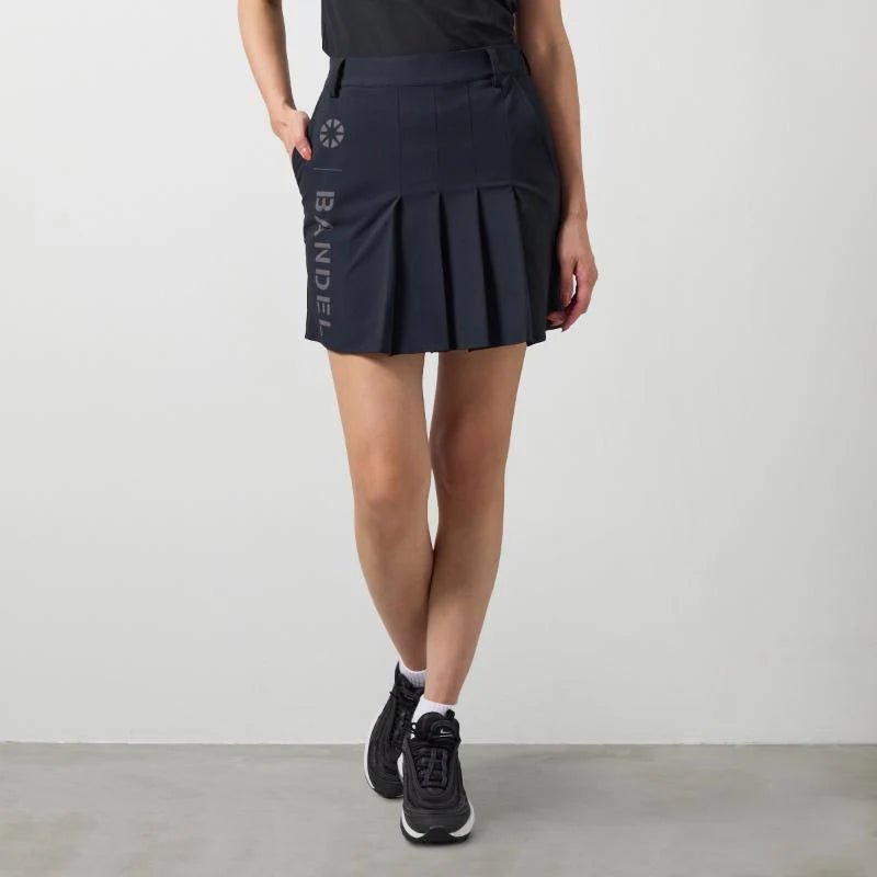 BANDEL GOLF WOMENS SWITCH LOGO PLEATS SKIRT