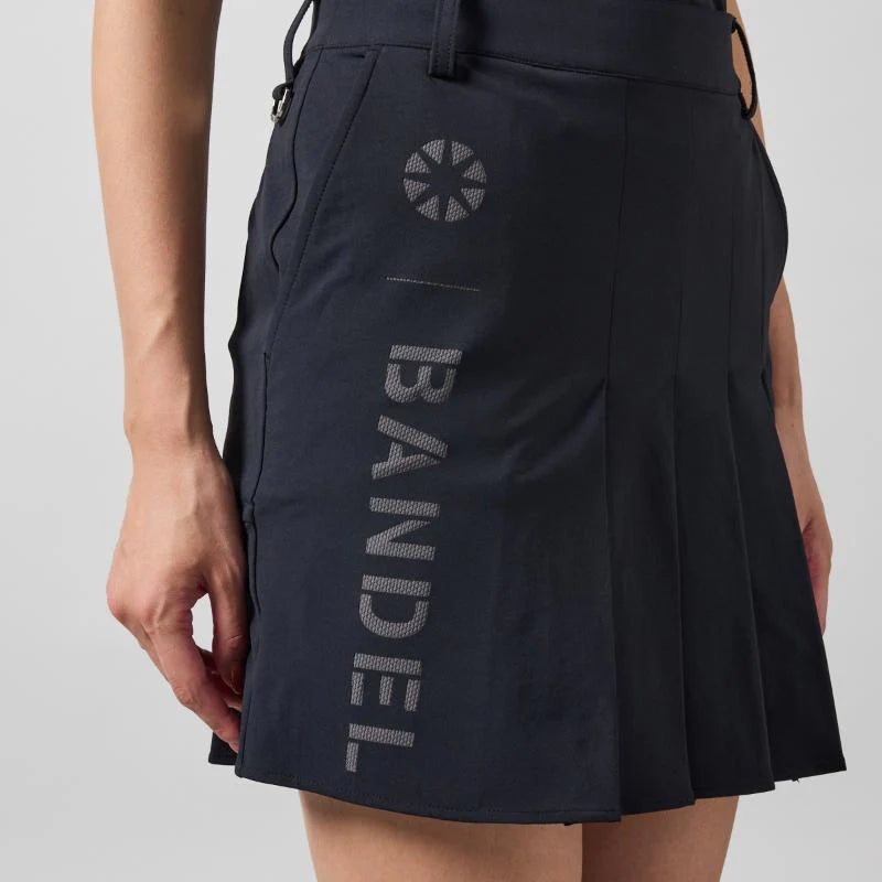 BANDEL GOLF WOMENS SWITCH LOGO PLEATS SKIRT