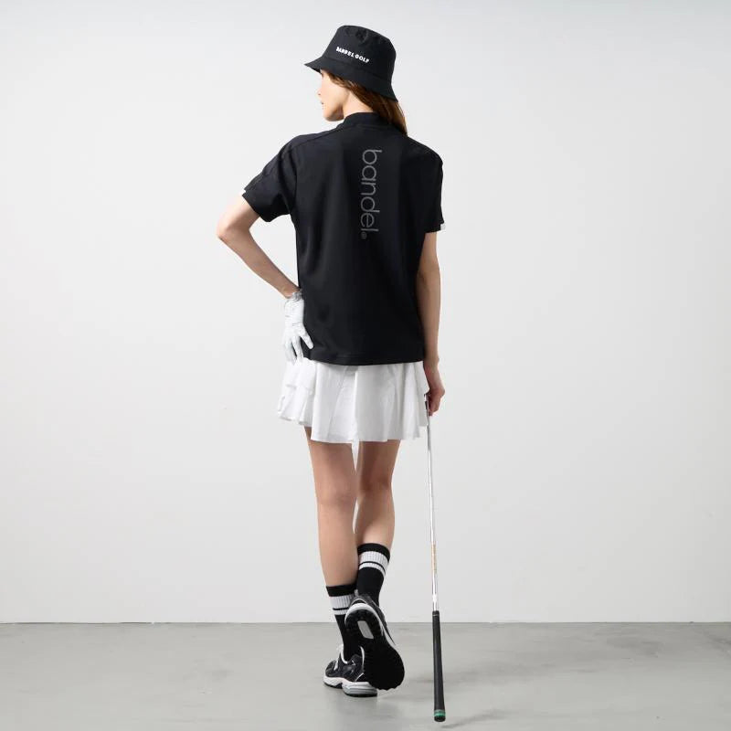 BANDEL GOLF ウィメンズ ベースボールカラーシャツ BLACK