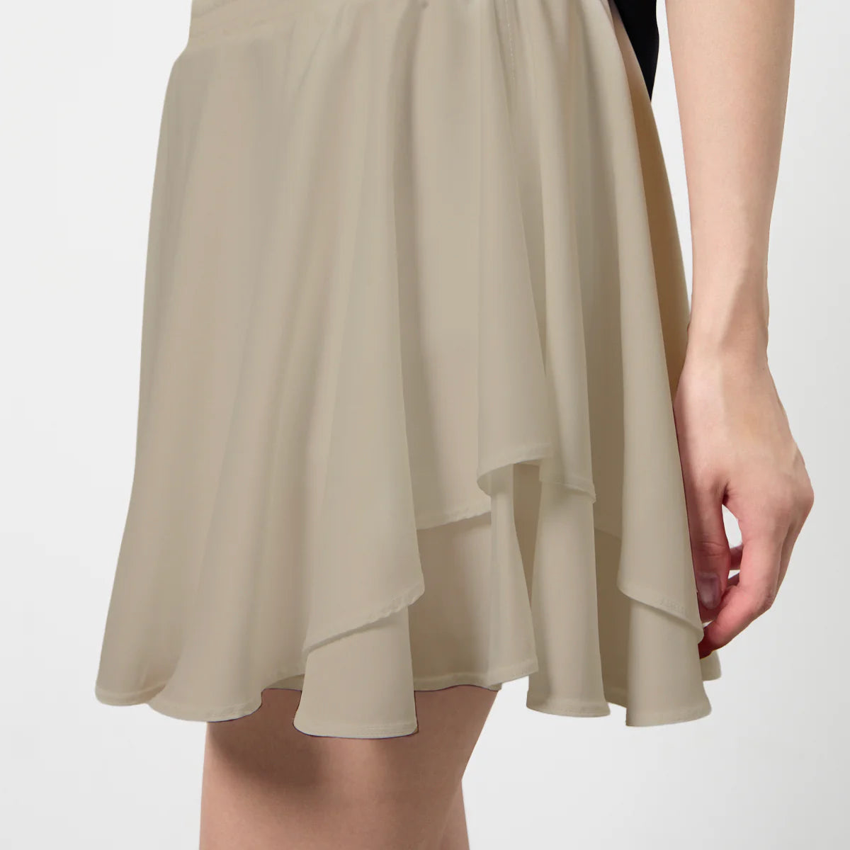 BANDEL GOLF ウィメンズ ダブルフェイスドレープスカート SAND KHAKI