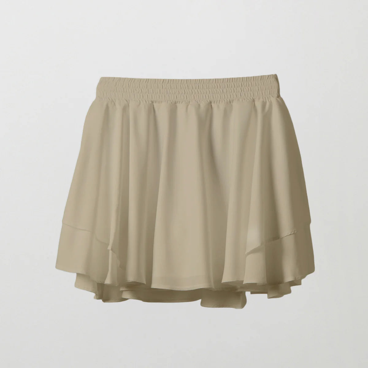 BANDEL GOLF ウィメンズ ダブルフェイスドレープスカート SAND KHAKI