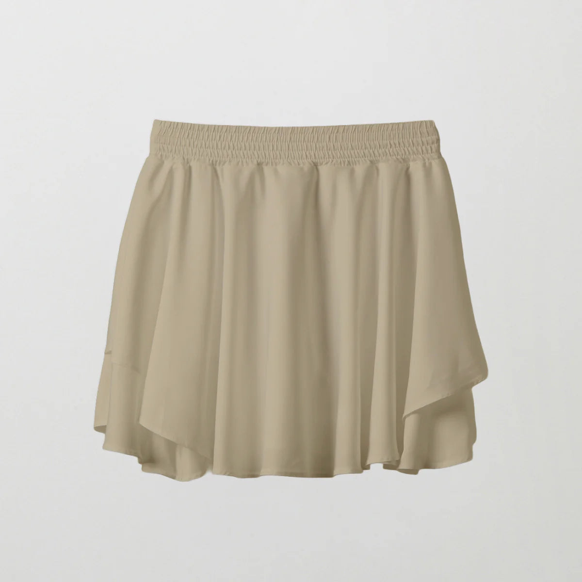 BANDEL GOLF ウィメンズ ダブルフェイスドレープスカート SAND KHAKI