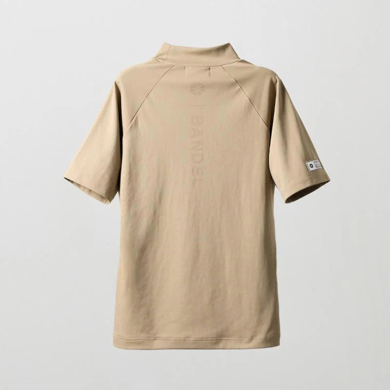 BANDEL GOLF ウィメンズ ヒートパンチングモックネック サンドカーキ