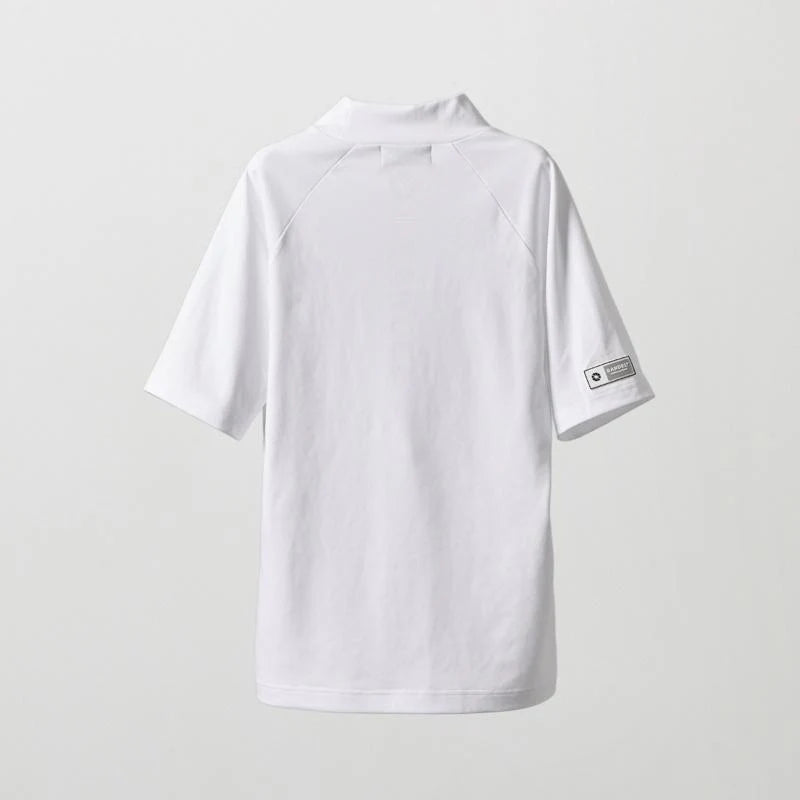 BANDEL GOLF ウィメンズ ヒートパンチングモックネック ホワイト