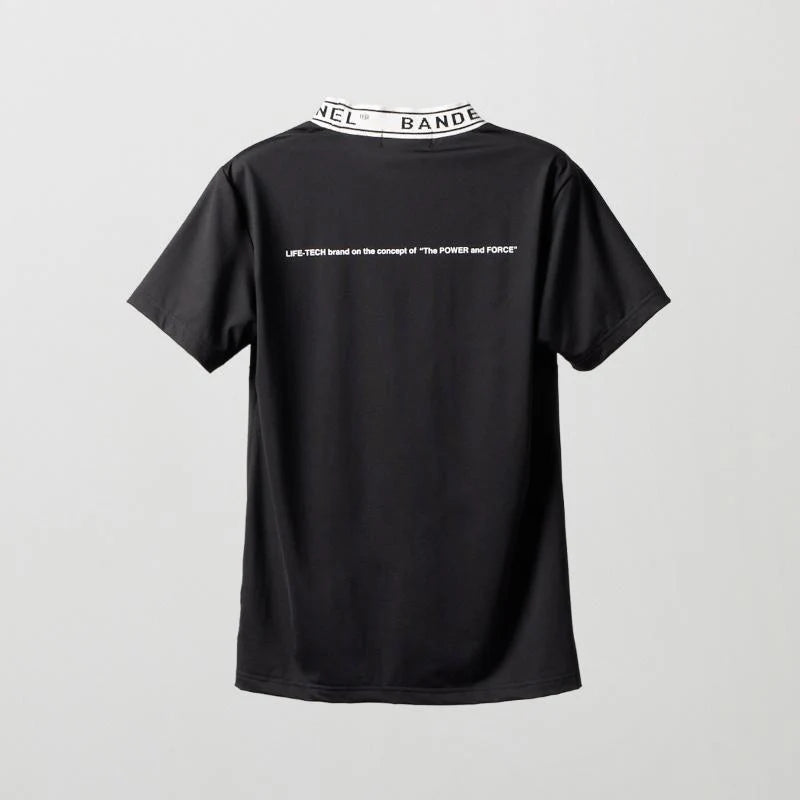 BANDEL GOLF ウィメンズ ジャガードモックネック BLACK