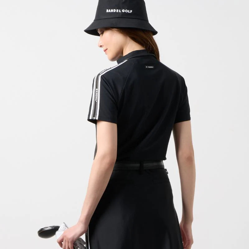 BANDEL GOLF ウィメンズ コンセプトノーツテーピングモックネック BLACK 　