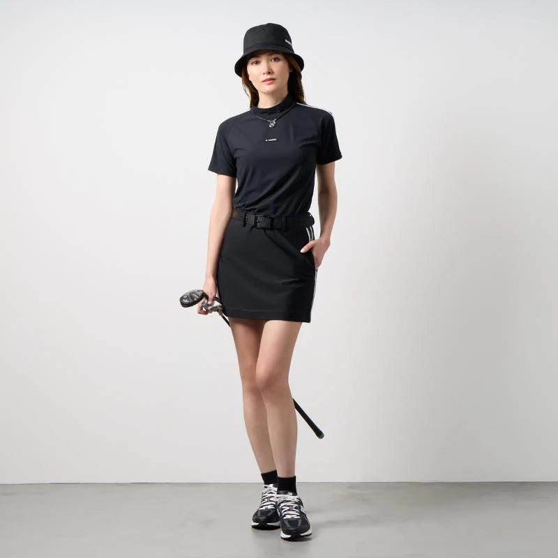 BANDEL GOLF ウィメンズ コンセプトノーツテーピングモックネック BLACK 　