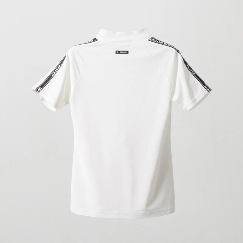 BANDEL GOLF ウィメンズ コンセプトノーツテーピングモックネック WHITE