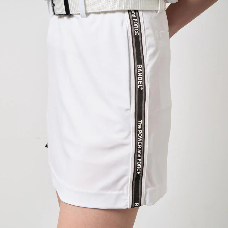 BANDEL GOLF ウィメンズ プリーツレイヤードテーピングスカート