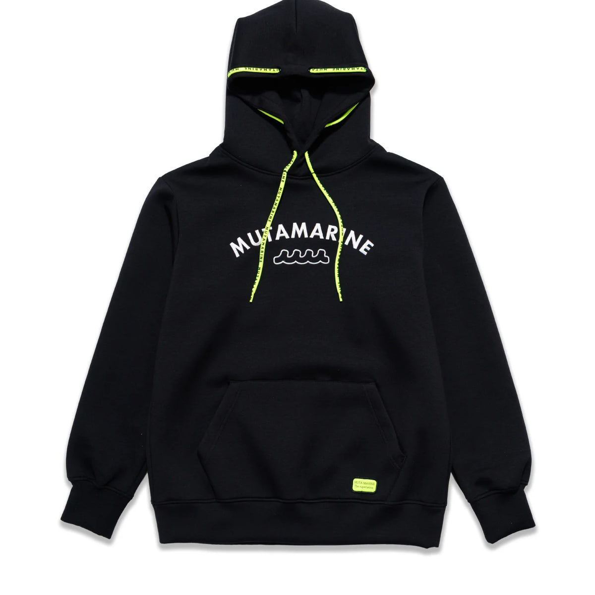 muta MARINE ムータ マリン アラウンドスピンドル プルパーカー BLACK