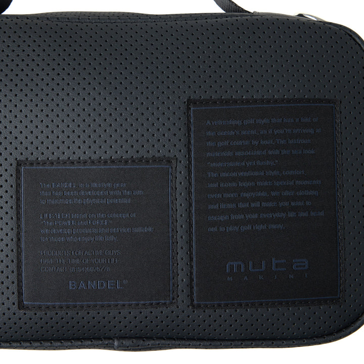 BANDEL×muta エシカルレザーポーチバッグ