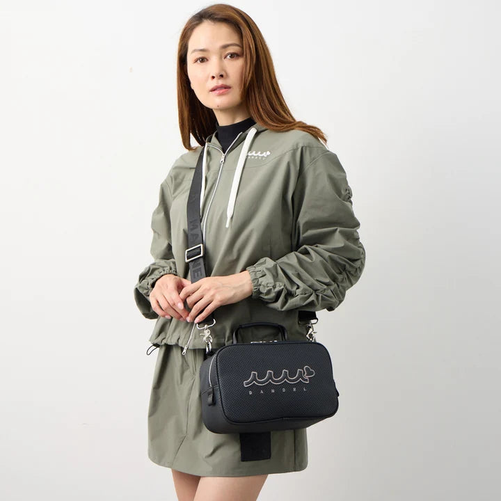 BANDEL×muta エシカルレザーポーチバッグ