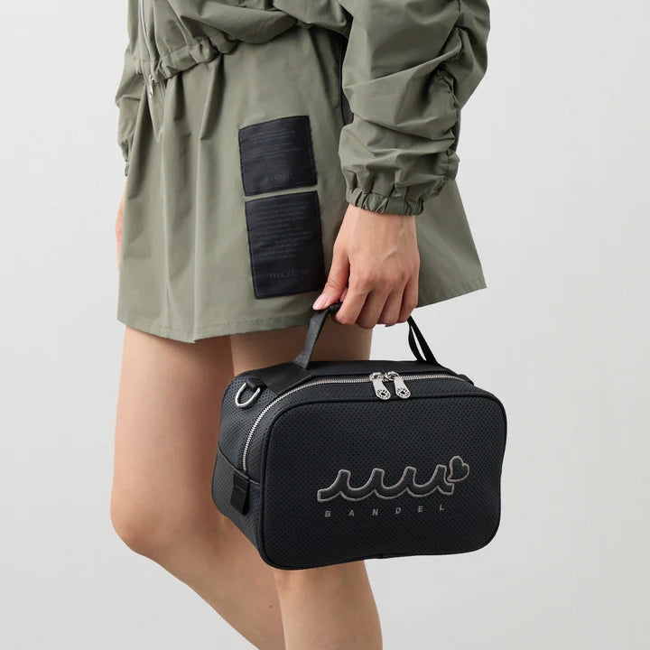 BANDEL×muta エシカルレザーポーチバッグ