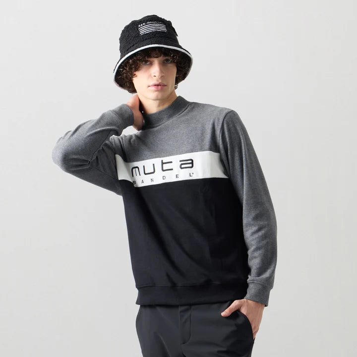 BANDEL×muta  ライトニット モックネックプルオーバー