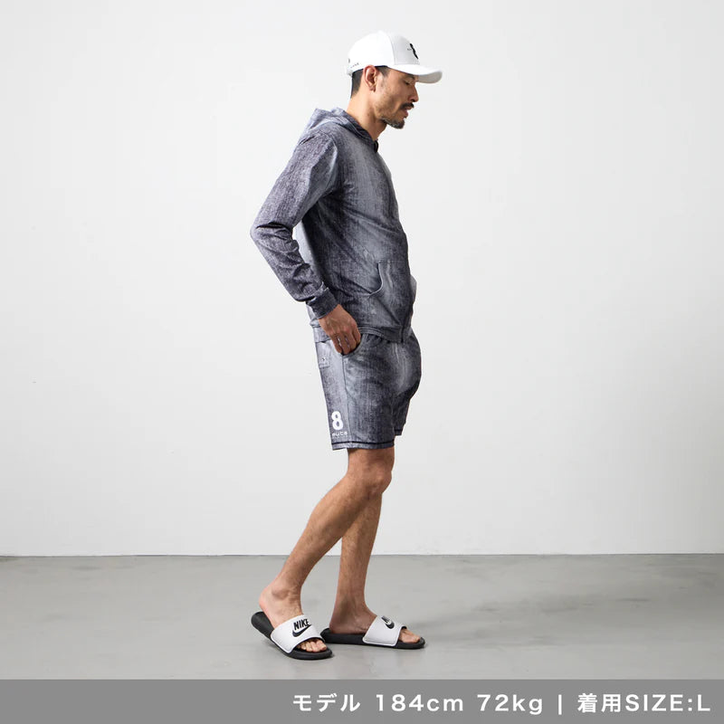 BANDEL×mutaクラッシュデニムラッシュパンツ