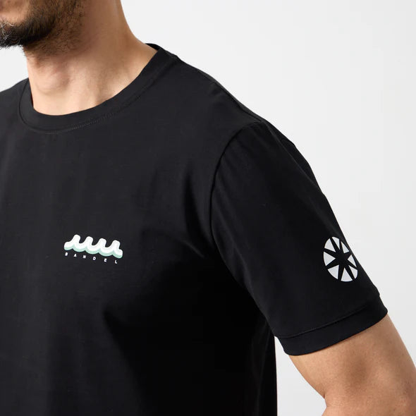 BANDEL×muta コラボレーションバックロゴTシャツ