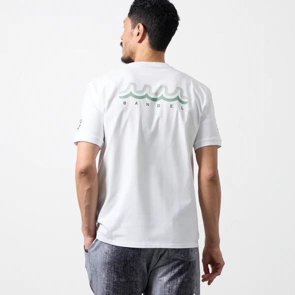 BANDEL×muta コラボレーションバックロゴTシャツ