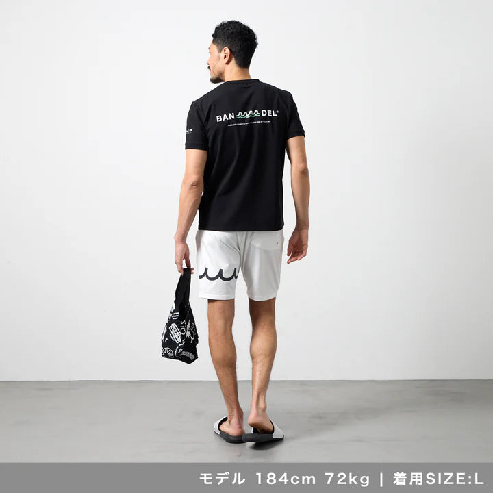 BANDEL×muta コラボレーションフロントロゴTシャツ