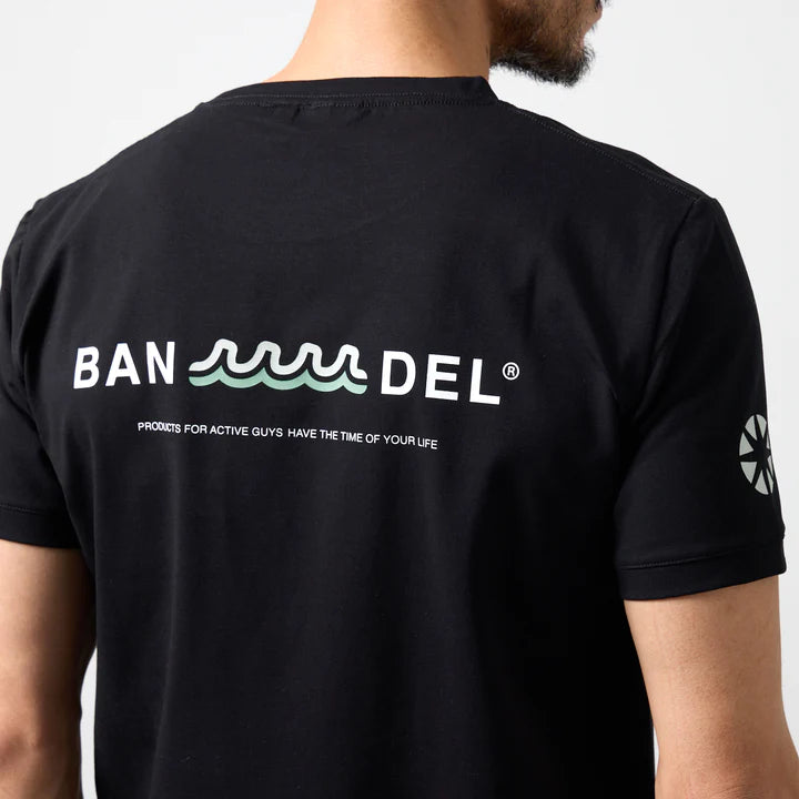 BANDEL×muta コラボレーションフロントロゴTシャツ